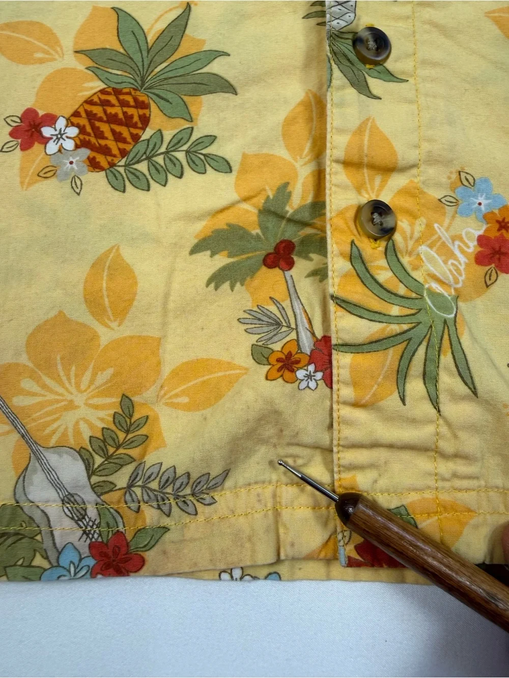 VINTAGE‎ GYMBOREE Boys Hawaiian Button Up Shirt 8 2005 Tropical Aloha Summer